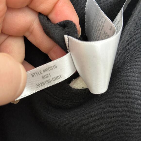 MADEWELL MWL Breeze Drawstring Jumpsuit Black Sz L {3A14} - Picture 9 of 9